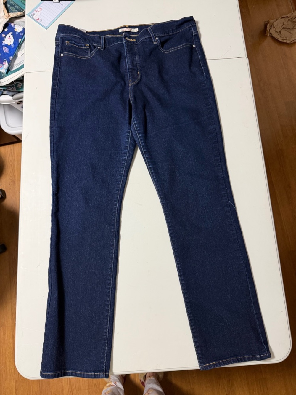 Levi's Navy Straight Leg Women's Jeans